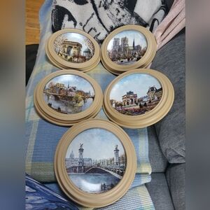 Louis Dali Limoges France Vintage Plates Lot Of 5